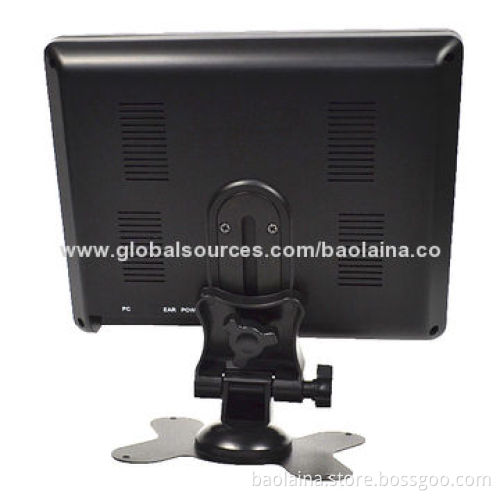 8-inch touch screen LCD monitor with AV input, VGA input for bank system terminal display
